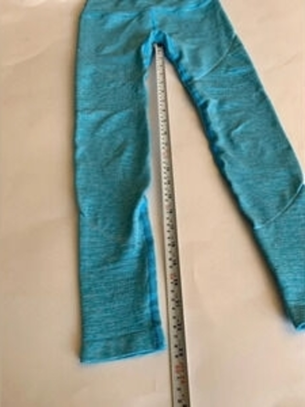 Kids Turquoise Leggings - Picture 3 of 9